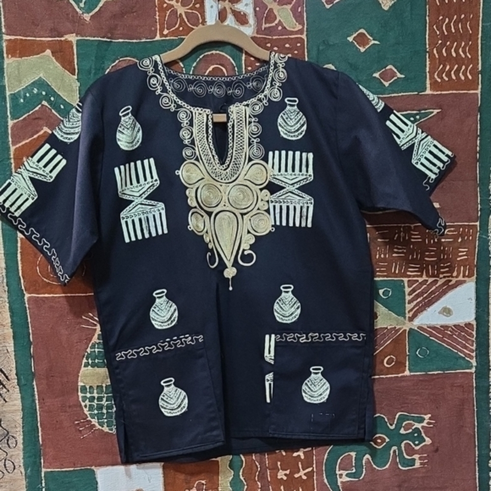 Traditional Kids Shirt with Intricate Patterns